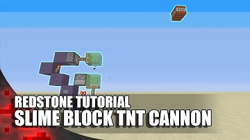 Minecraft: Simple Slime Block TNT Cannon! (Expandable!)