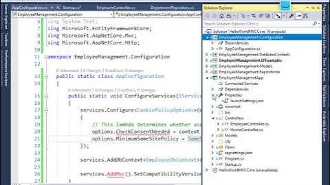 58 | C#||Tutorial In Bangla ||Configuring App for Layered Architecture with Asp.Net Core