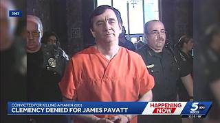 Pardon and Parole Board denies clemency for Oklahoma death row inmate James Pavatt