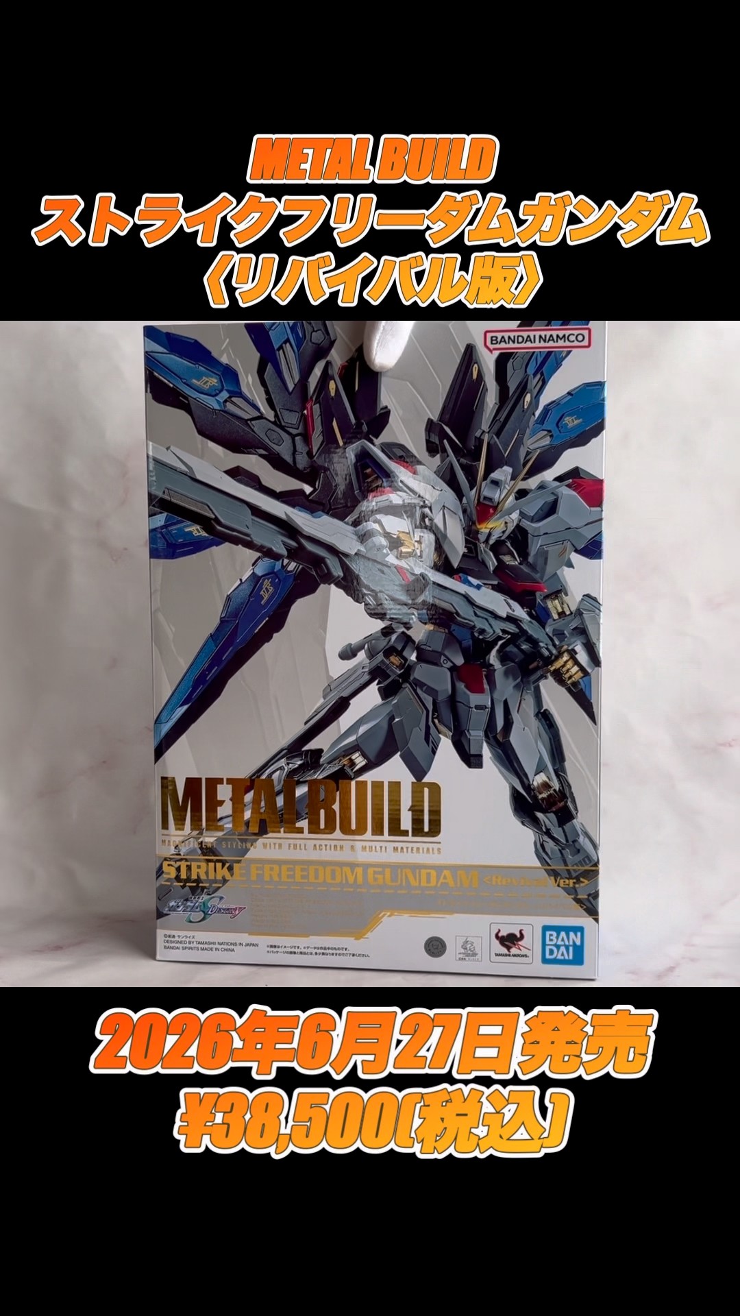 METALBUILDストライクフリーダムガンダム〈リバイバル版〉レビュー