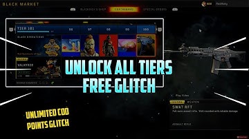 How to TIER UP INSTANTLY in Bo4! FREE COD POINTS GLITCH! Bo4 UNLOCK ALL TIERS GLITCH! (PATCHED)