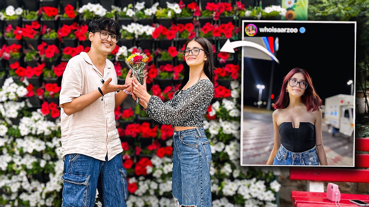 I Finally Asked My Instagram Crush on a Date… 👀❤️ ft @Whoisaarzoo
