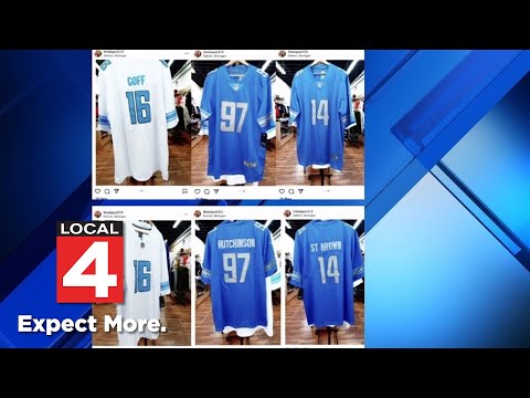 Small business busted for selling counterfeit Detroit Lions jerseys on city’s west side