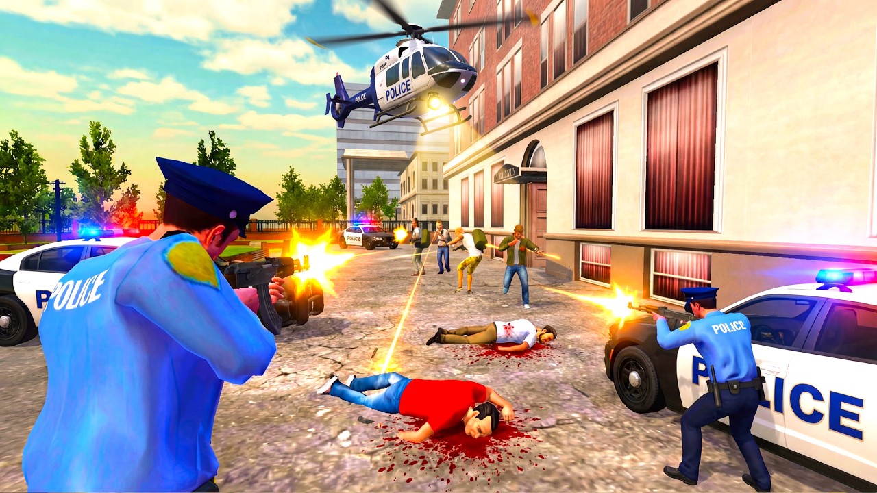 BRUTAL POLICE SHOOTOUT! 😱 SWAT Team vs Gangsters! | Xtreme Hyper