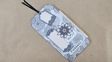 Side Tuck Tags With Journaling Space  Great Scrapbuster And Mass Make