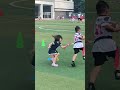 “Dancing before pulling the flag?! 😂 So cute!”#FlagFootball #FunnySports #Shorts #KidsSports #Viral