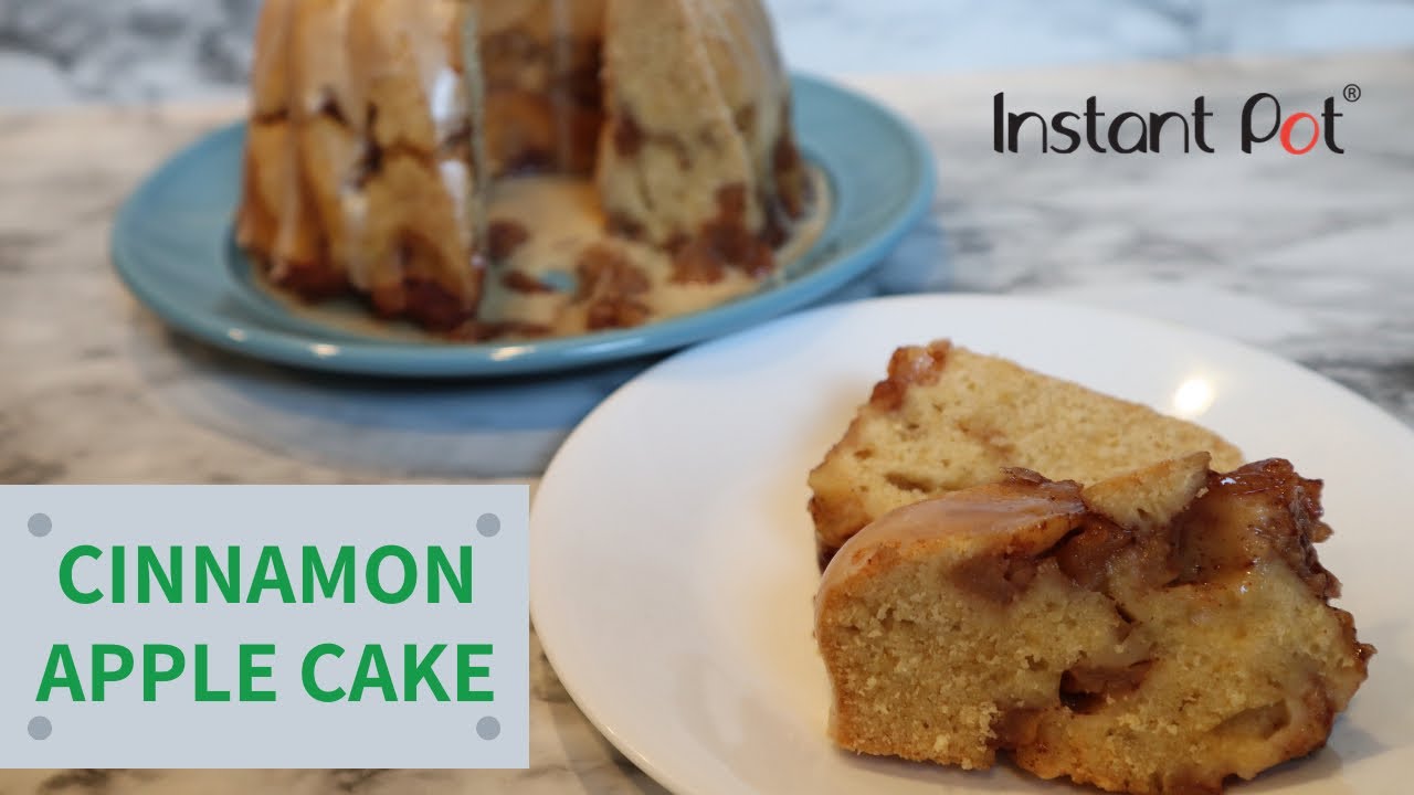 Instant Pot Apple Cake (video) 