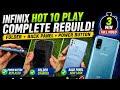 Infinix Smart 10 Play Full Body Housing & Power Button Replace🔥 Mobile Repairing Video#folderchange