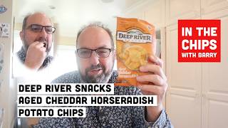 🇺🇸 Deep River Snacks Aged Cheddar Horseradish Potato Chips on In The Chips with Barry screenshot 2