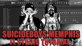 How To Make A Uicideboy Memphis Type Beat Fl Studio Tutorial