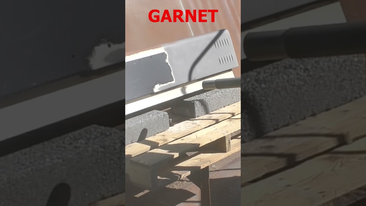 Why we switched to 10X Abrasive (garnet wasn't cutting) Sandblast - Durable Coating - Media Blasting