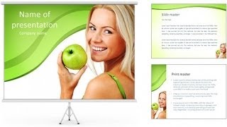 Blond woman eat green apple screenshot 5