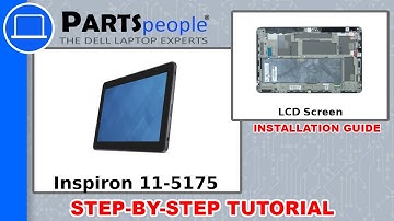 Dell Latitude 11-5175 (T04E001) LCD Screen How-To Video Tutorial
