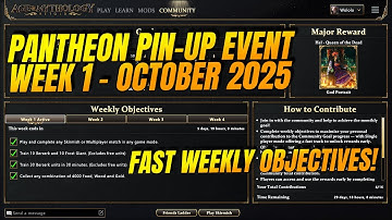 Pantheon Pin-Up Community Event - October 2025 - Week 1 - Age of Mythology: Retold! Fast!