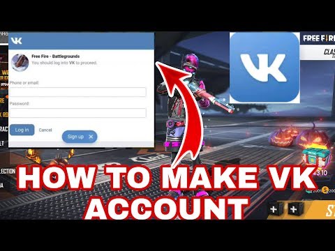 FREE FIRE How To Create Vk Account In Hindi 