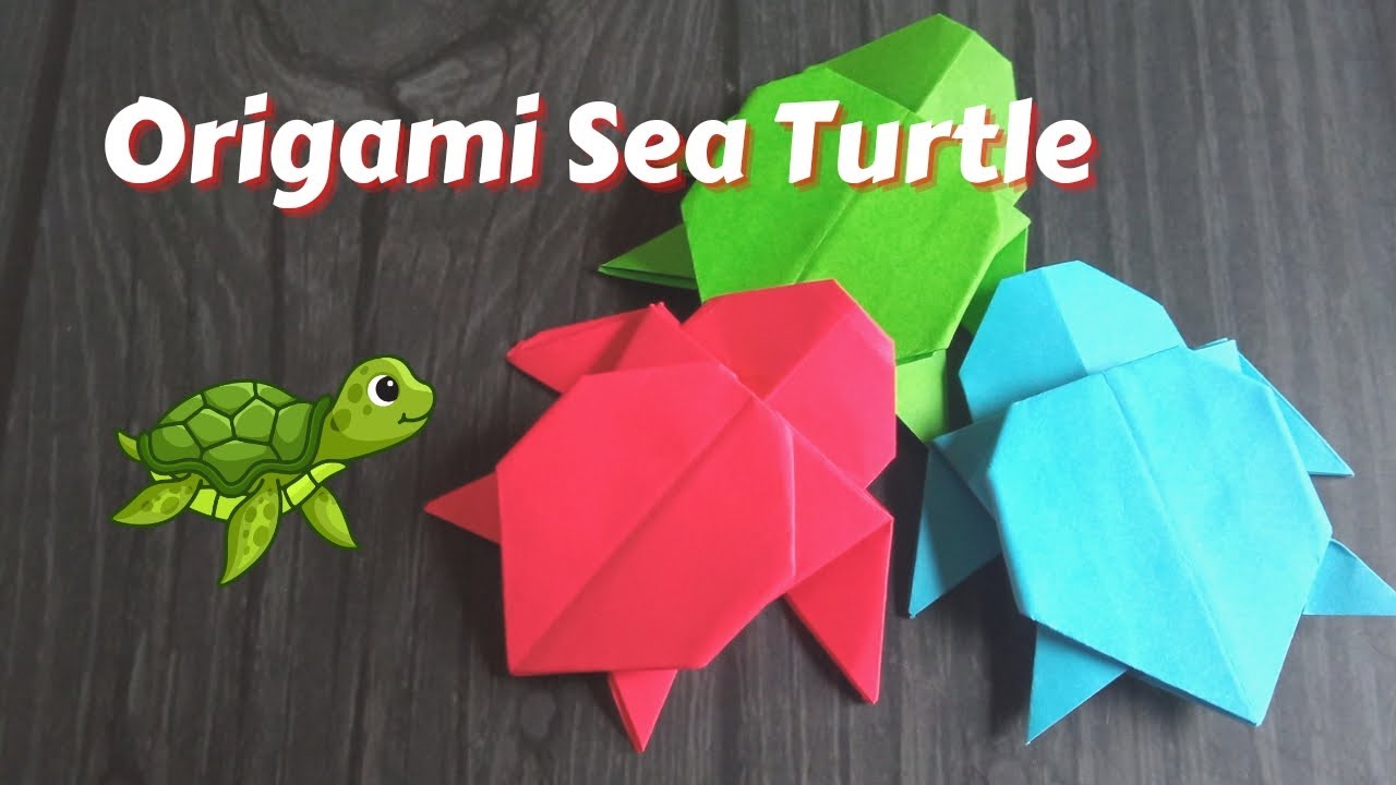 Easy Origami Sea Turtle How To Make An Origami Turtle (with Pictures)