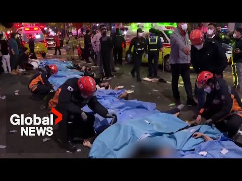 At least 146 killed during Halloween stampede in Seoul, South Korea