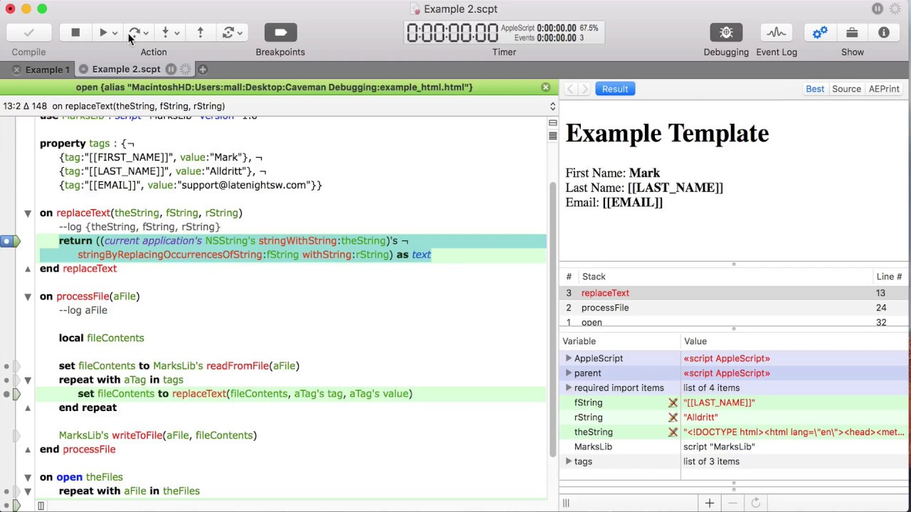 Script debugger 7 0 7 – applescript authoring environment pdf free