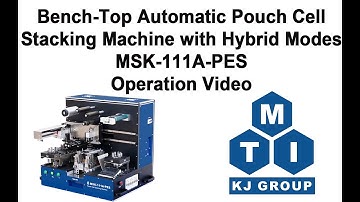 Bench-Top Automatic Stacking Machine with Hybrid Stacking Modes -Glovebox Compatible MSK-111A-PES