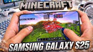 SAMSUNG GALAXY S25 Test Game Minecraft | Snapdragon 8 Elite, 120Hz Display