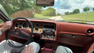 Driving 1976 Mercury Capri 2.8l 