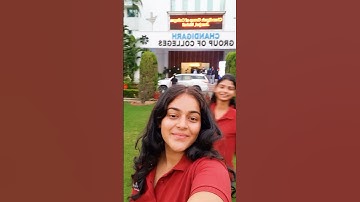 CGC Jhanjeri Vibes: A Campus Like No Other 🌞✨ | College Life & Campus Pride!  #cgcjhanjeri