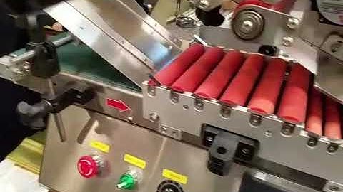 PP 510B Apply label to gold foil bags