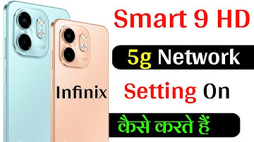 Infinix smart 9 HD 5g network settings on kaise kare | How to on 5g network settings