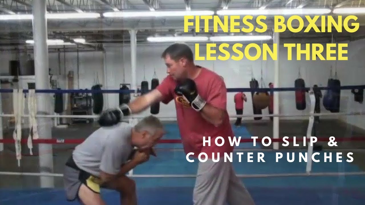 Fitness Boxing Lesson Three How To Slip & Counter Punches YouTube