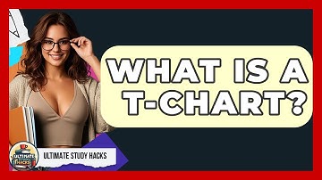 What Is A T-chart? - Ultimate Study Hacks