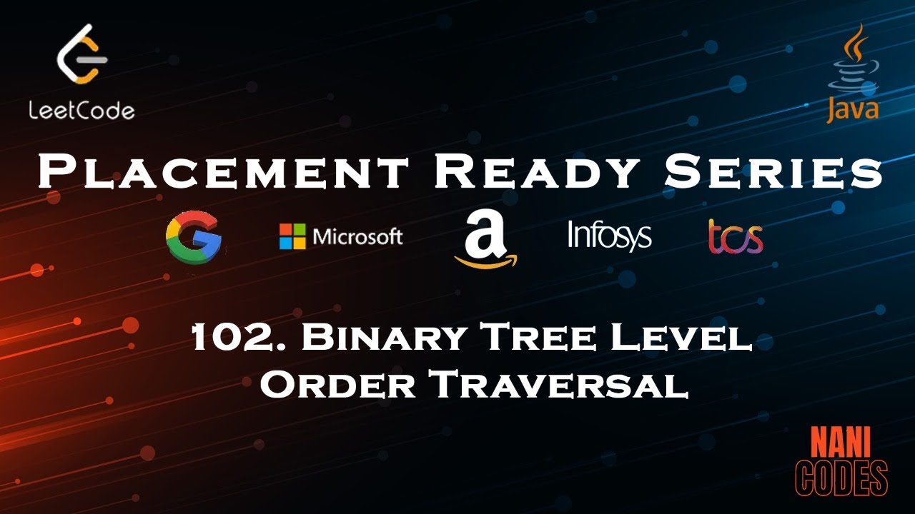 Binary Tree Level Order Traversal || Leetcode -102 || Java || 13-07 ...