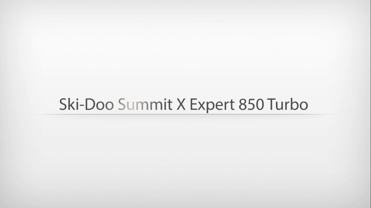 SKI-DOO SUMMIT X EXPERT 850 E-TEC TURBO [2021]