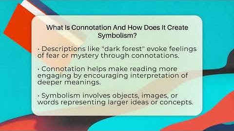 What Is Connotation And How Does It Create Symbolism? - The Prose Path