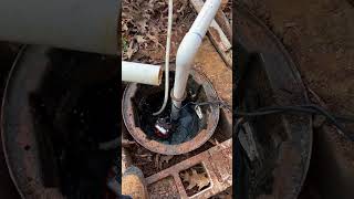 Sump pump repair