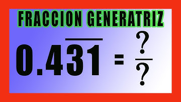 ✅👉 Fraccion Generatriz Ejercicios   ✅ FRACCION GENERATRIZ Explicacion