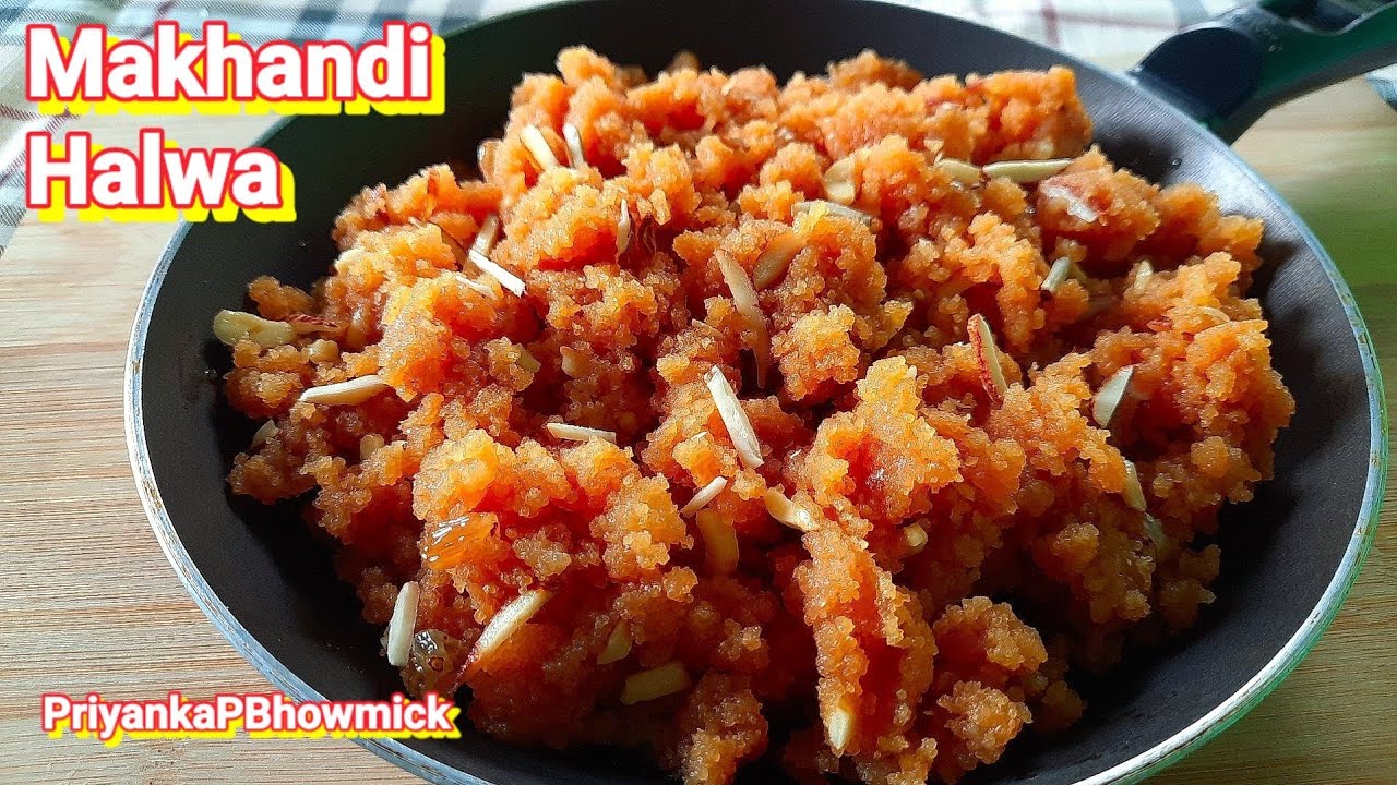 Makhandi Halwa Caramel Suji Halwa Recipe How to make halwa YouTube