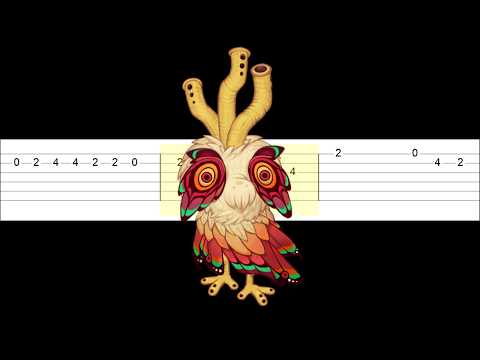 Major Paironormal Carnival - My Singing Monsters (Easy Guitar Tabs Tutorial)