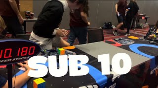 Sub 10 average after 6 months of trying| 9.62 official 3x3 average