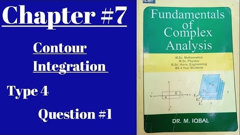 Complex Analysis// Contour Integration// chapter #7// Type 4//Exercise Question #1