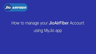 How to Manage Your JioAirFiber Account Using MyJio App screenshot 3