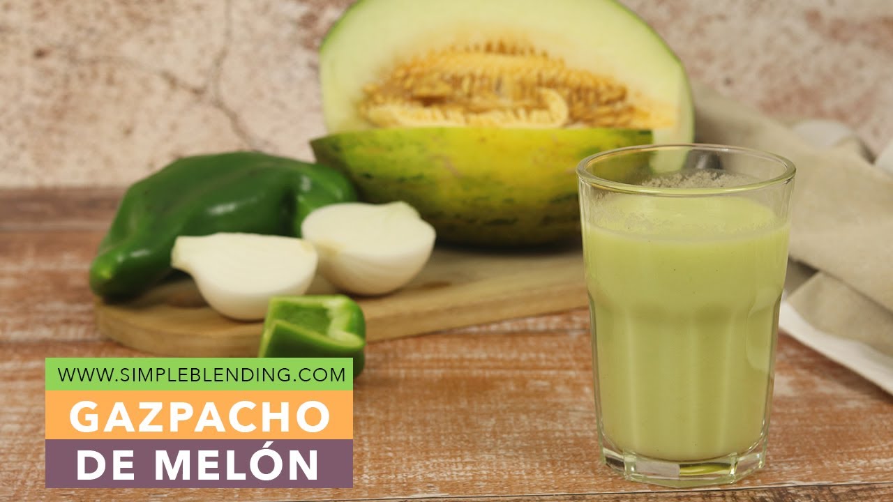 GAZPACHO DE MELÓN | La mejor sopa fría de melón | Batidora vacío Biochef Astro