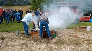 wagon tire installation