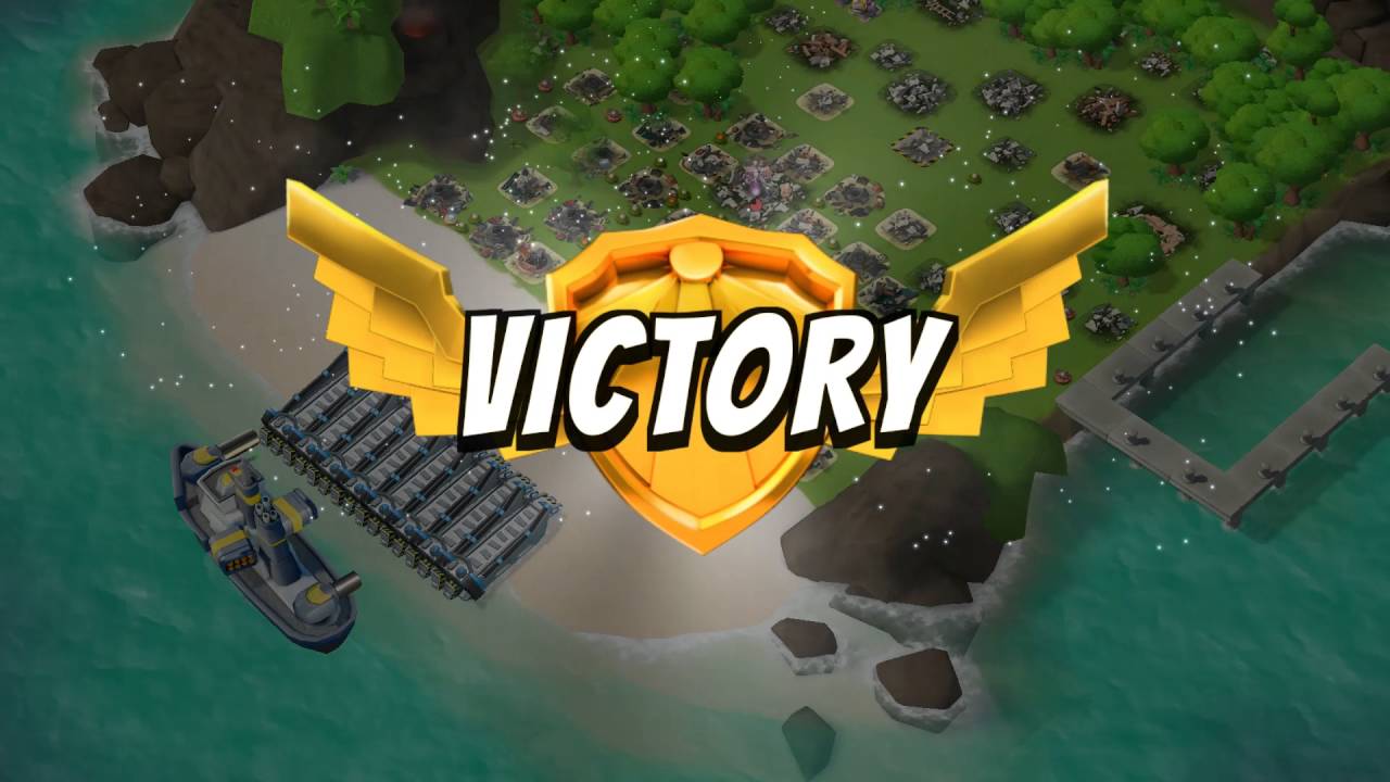 Boom Beach - Big Boost Zooka Map Clear