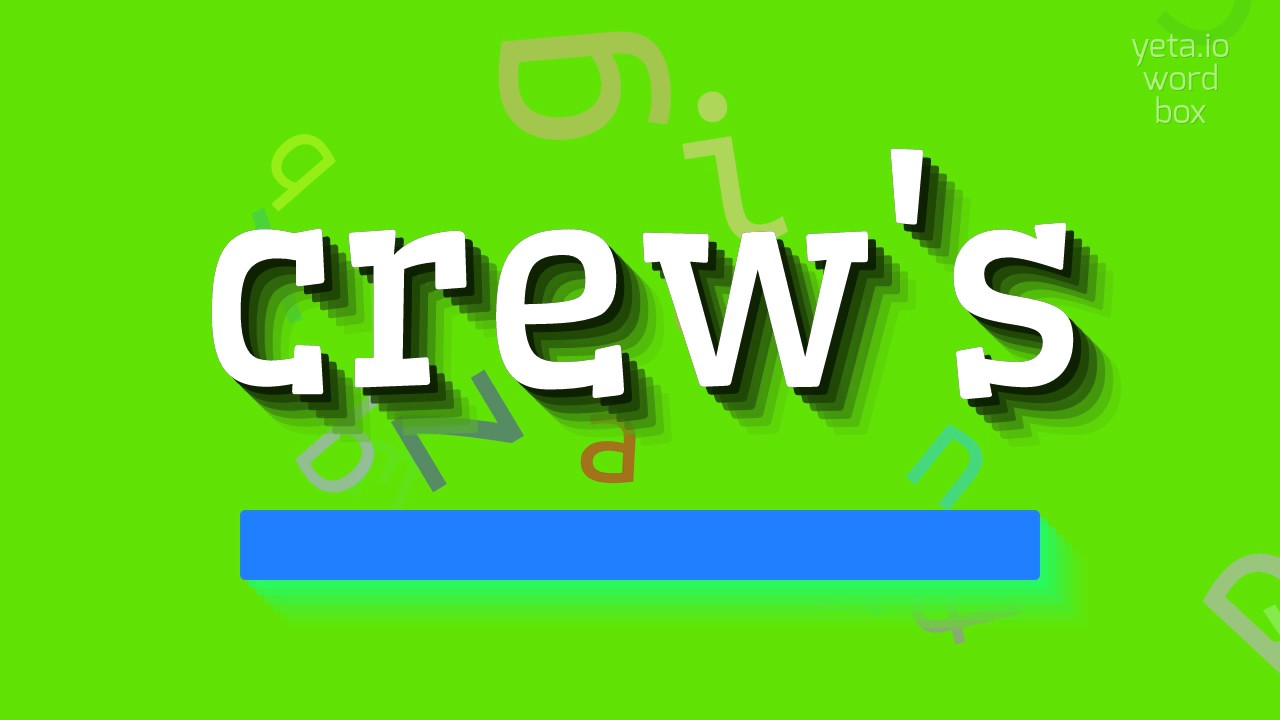 How To Say crew s High Quality Voices YouTube how-to-say-crew-s-high-quality-voices-youtube