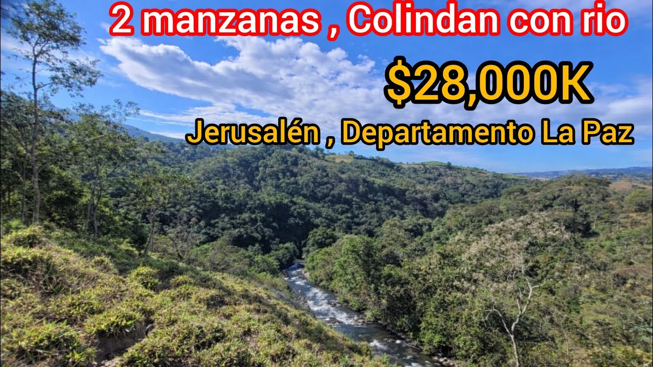 2 MANZANAS BARATAS |  EN VENTA | JERUSALÉN | EL SALVADOR | $28K 