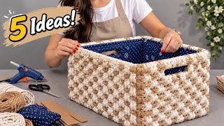 No one will believe these are made of cardboard! 🤯 | 5 amazing DIY craft ideas