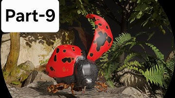 Ladybug Part-9 #blender #blendertutorials #ladybug #3d #3dmodelingsoftware #3dinsect #b3d #3dmodel