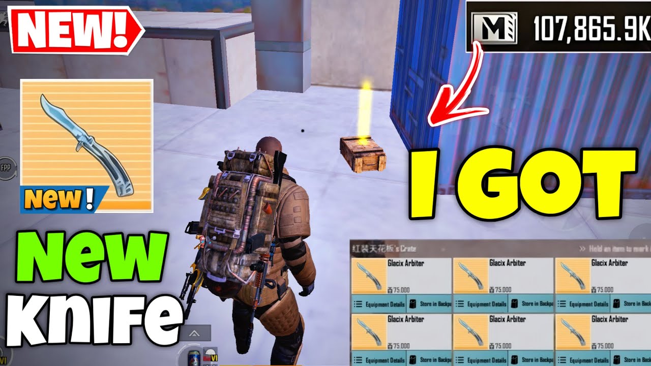 OMG! I got New Knife 🥶 in PUBG METRO ROYALE 