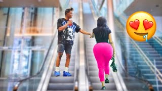 GRABBING STRANGERS CHEEKS ON THE ESCALATOR!!