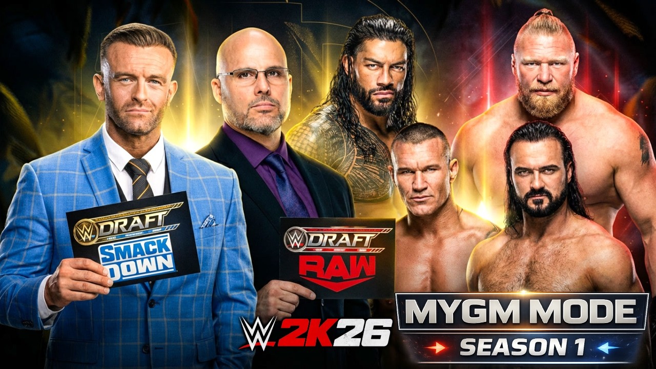 WWE 2K26 My GM Mode LIVE - RAW Vs Smackdown Starts Now #1